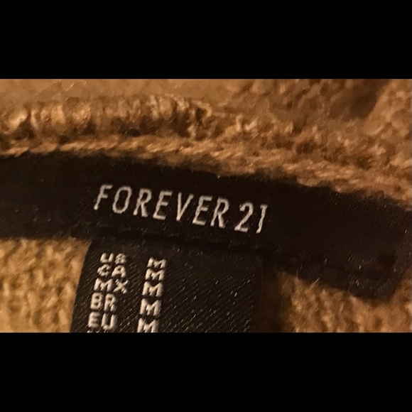 Forever 21 camel colored hooded sweater coat! - Picture 3 of 3
